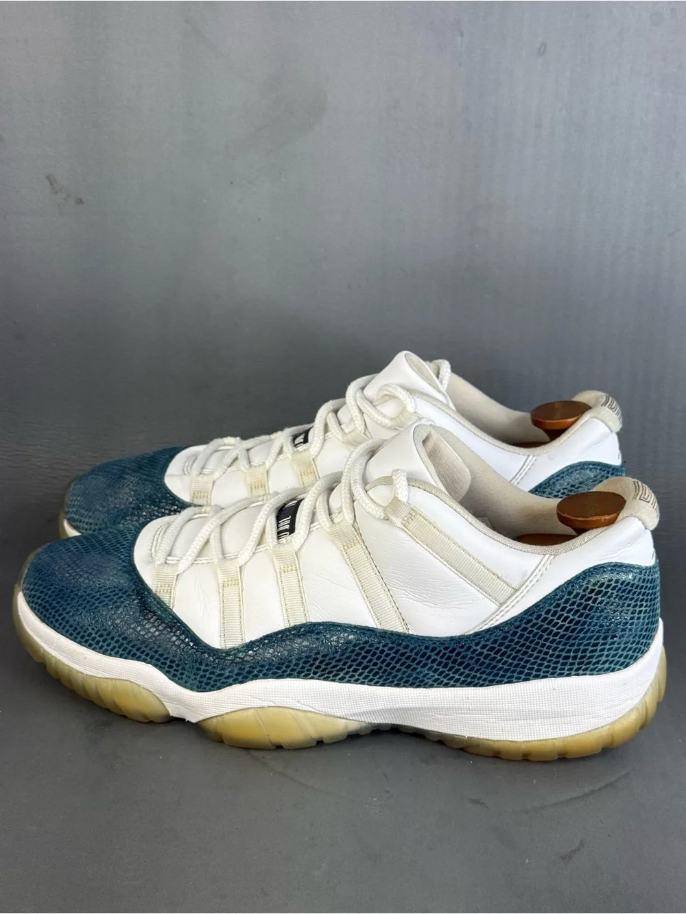 Air Jordan 11 Retro Low 'Snakeskin' athletic sneaker shoes men’s size 13